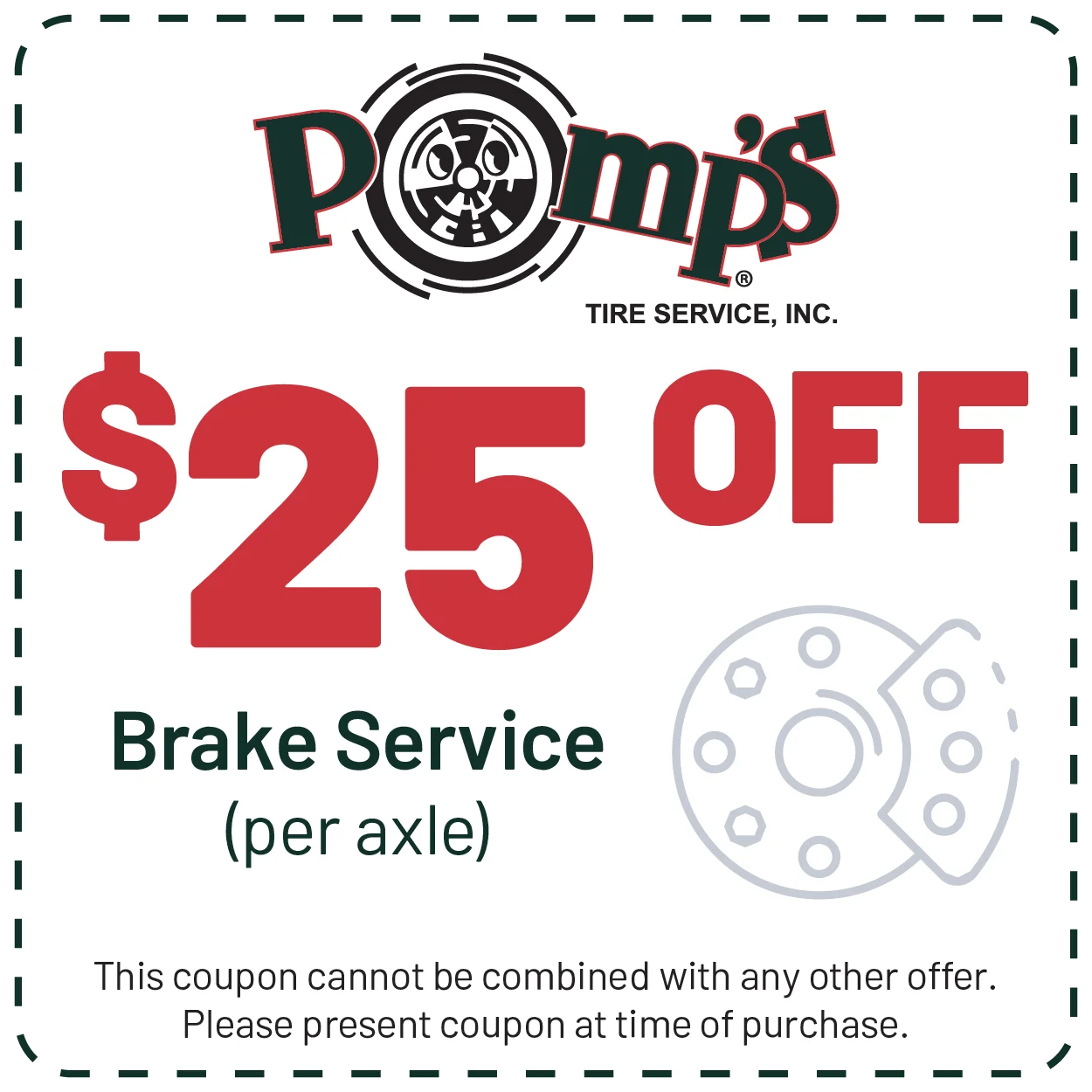 Brake Service Coupon