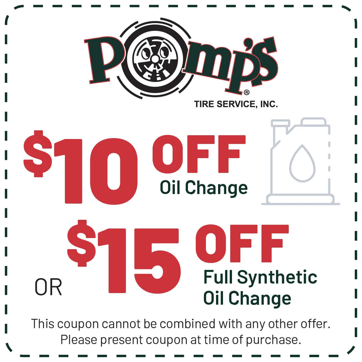 Oil Change Coupon