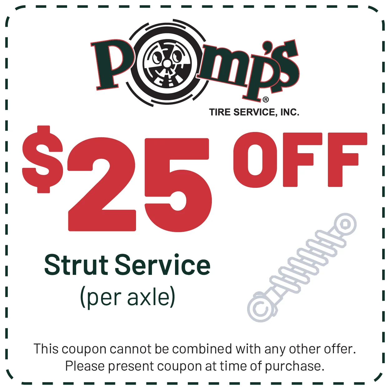 Strut Service Coupon